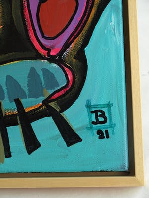 Jasper Banen - Acryl op doek, ingelijst , “Rhapsody” – 2021 kopen? Bied vanaf 215!