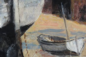 Harm Kamerlingh Onnes - Olieverf op hardboard, St. Ives - Ingelijst kopen? Bied vanaf 400!