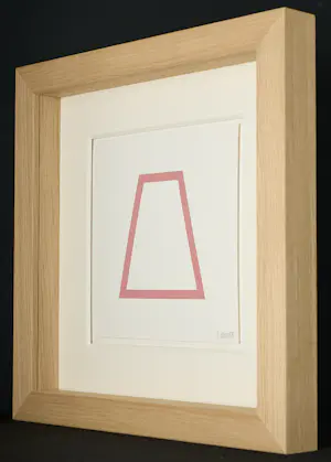 Sol LeWitt - Seltene Siebdruck „Five Geometric Figures in Five Colors“ - fachmännisch gerahmt kopen? Bied vanaf 980!