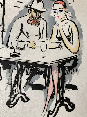 Kees van Dongen - In het cafe - 1925 kopen? Bied vanaf 250!