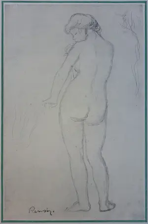 Auguste Renoir - Baigneuse de dos s'essuyant kopen? Bied vanaf 100!