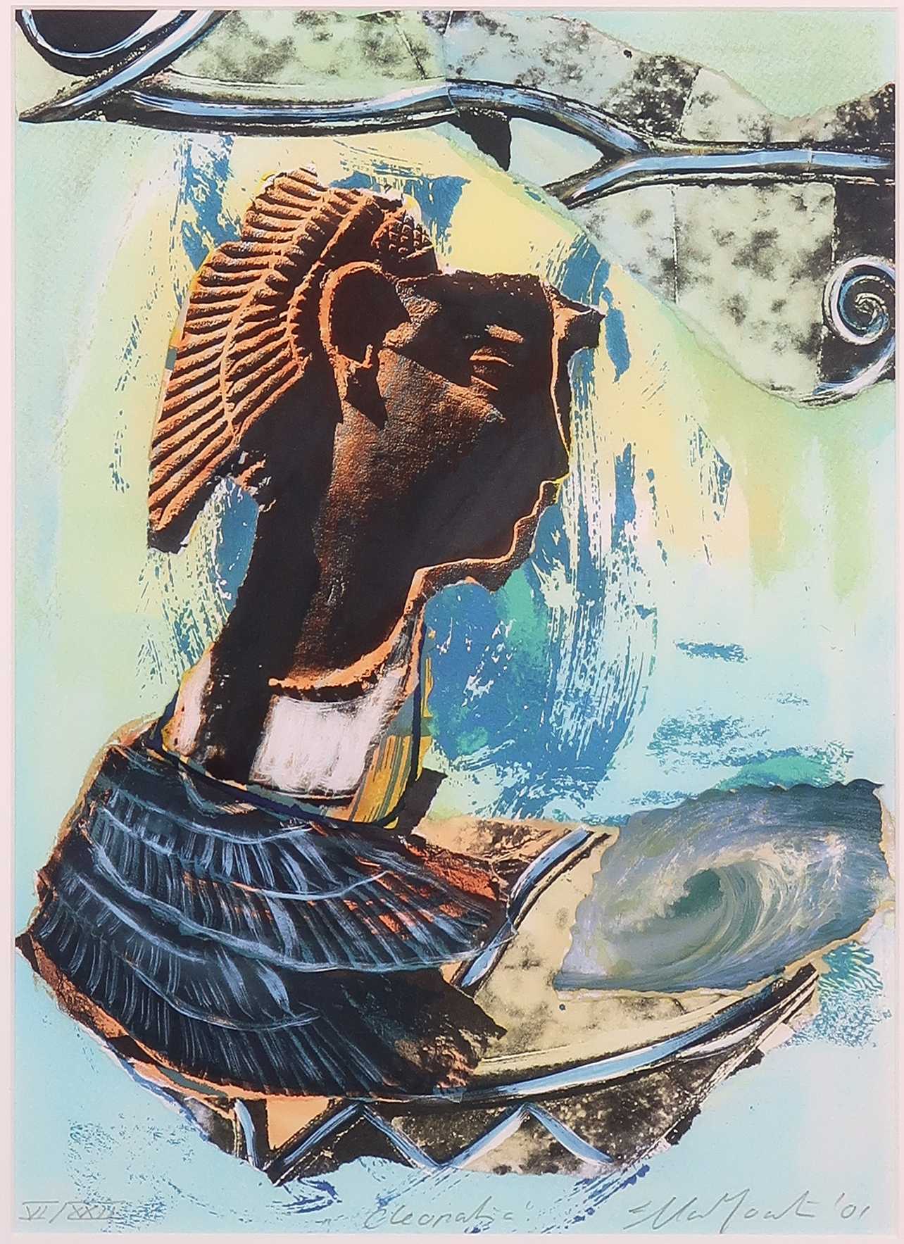 Ella Joosten - Zeefdruk, Cleopatra - Ingelijst kopen? Bied vanaf 1!