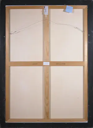 Lucienne van Eeden - Olieverf op doek, Rosa a Plausa II - Ingelijst (Groot) kopen? Bied vanaf 1!