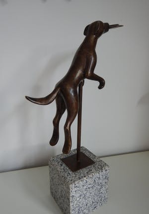 Brons (Onbekend) - Springende hond kopen? Bied vanaf 45!