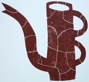 Klaas Gubbels - Grote Zeefdruk - 2004 verkocht voor € 550!