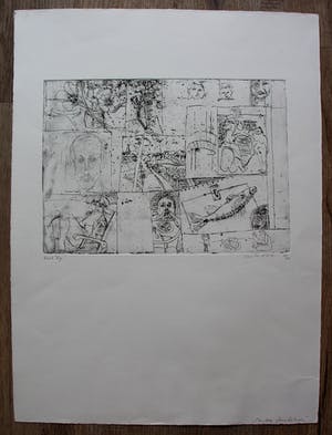 Wilfred Voet - Ets: "Een dag familieleven" - 1967 kopen? Bied vanaf 49!