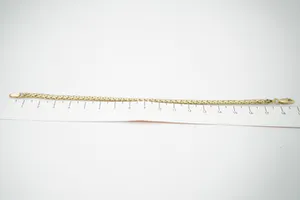 Mooie 14 karaats gouden kinder/dames model armband - vossestaart schakel kopen? Bied vanaf 110!