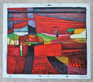 Elena Polyakova - Tulpenveld in Holland kopen? Bied vanaf 50!