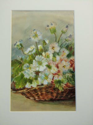Marie de Man - Aquarel - Bloemstilleven kopen? Bied vanaf 35!