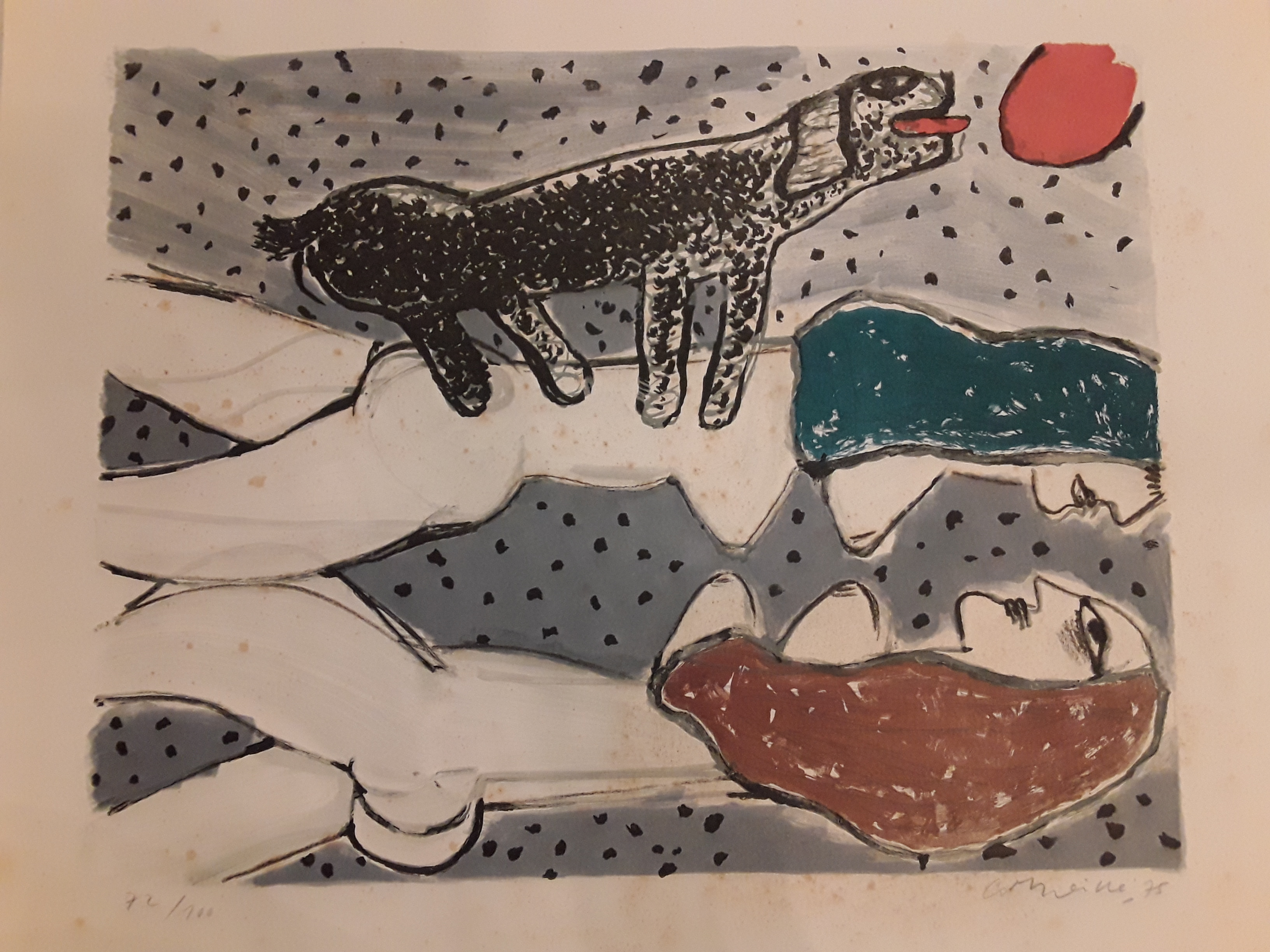 Corneille - Litho van Corneille 1975 kopen? Bied vanaf 90!