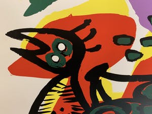 Anton Rooskens - kleurenzeefdruk - 'Printemps' - 1972 (GROOT FORMAAT) kopen? Bied vanaf 549!