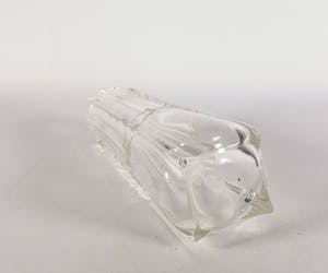 Royal Leerdam - Glas, Lot van 4 blankglazen vaasjes. kopen? Bied vanaf 1!