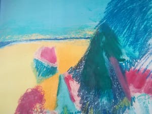 Niet of onleesbaar gesigneerd - pastel, zeezicht, abstract en origineel kopen? Bied vanaf 1!