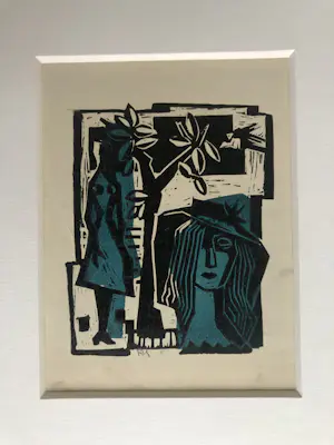 Rien Goené - Figuren met boom en vogel kopen? Bied vanaf 90!