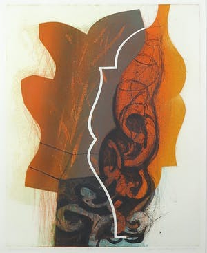 Hans Vredegoor - Ets en aquatint, Twee spraak twee - Ingelijst kopen? Bied vanaf 1!