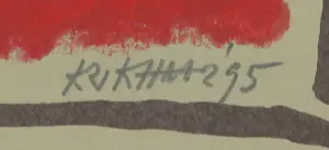 Herman Krikhaar - Zeefdruk, Zonder titel kopen? Bied vanaf 1!