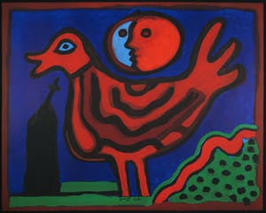 Corneille - Litho, Le coq rouge kopen? Bied vanaf 200!