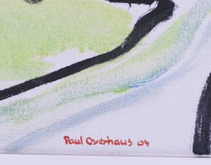 Paul Overhaus - Olieverf op doek, Polderland - Ingelijst kopen? Bied vanaf 80!