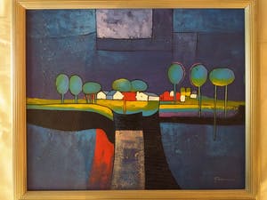 Berend Pasman - Surrealistisch landschap kopen? Bied vanaf 180!