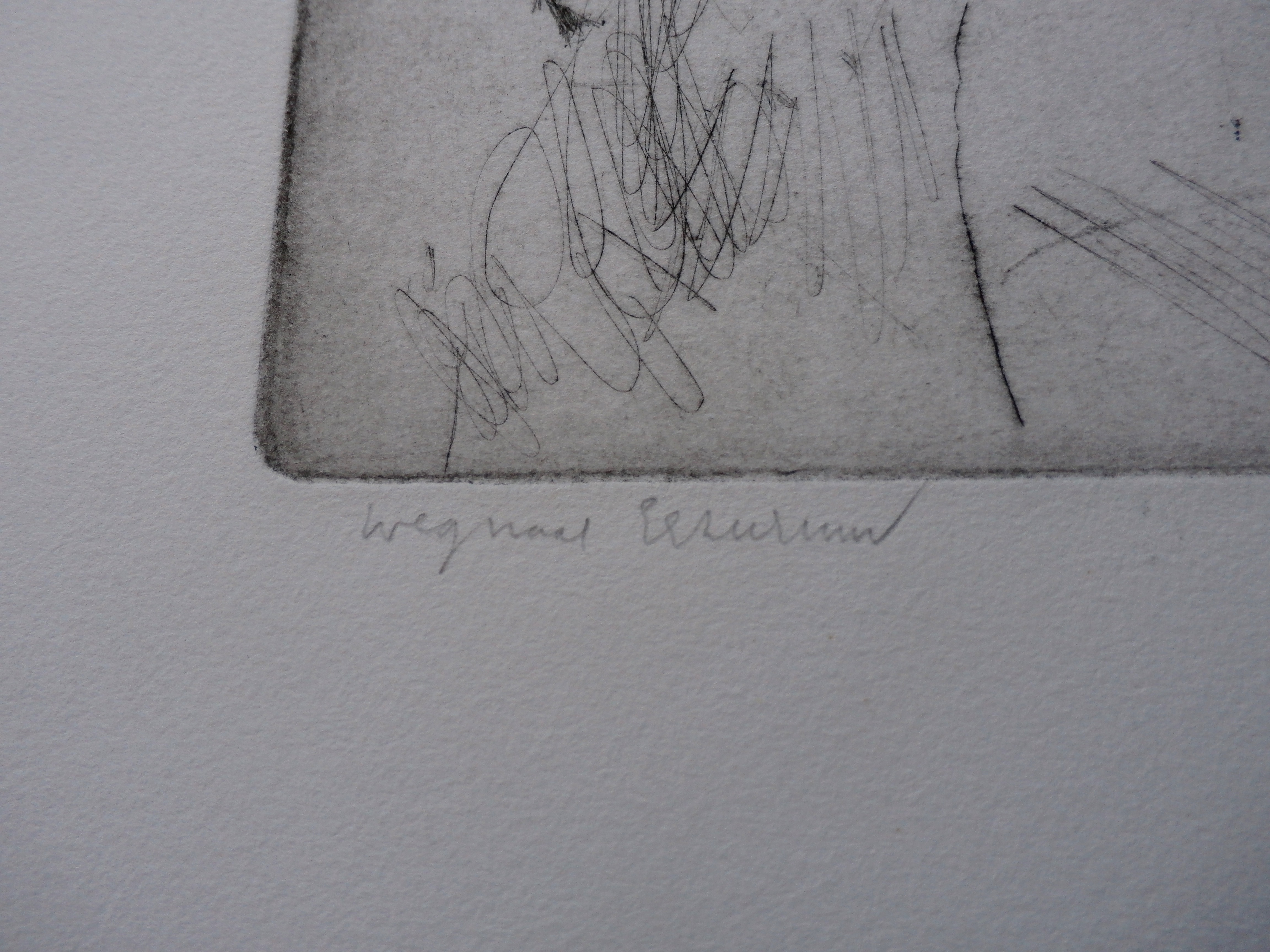 Henk Huig - ets: weg naar ... kopen? Bied vanaf 35!