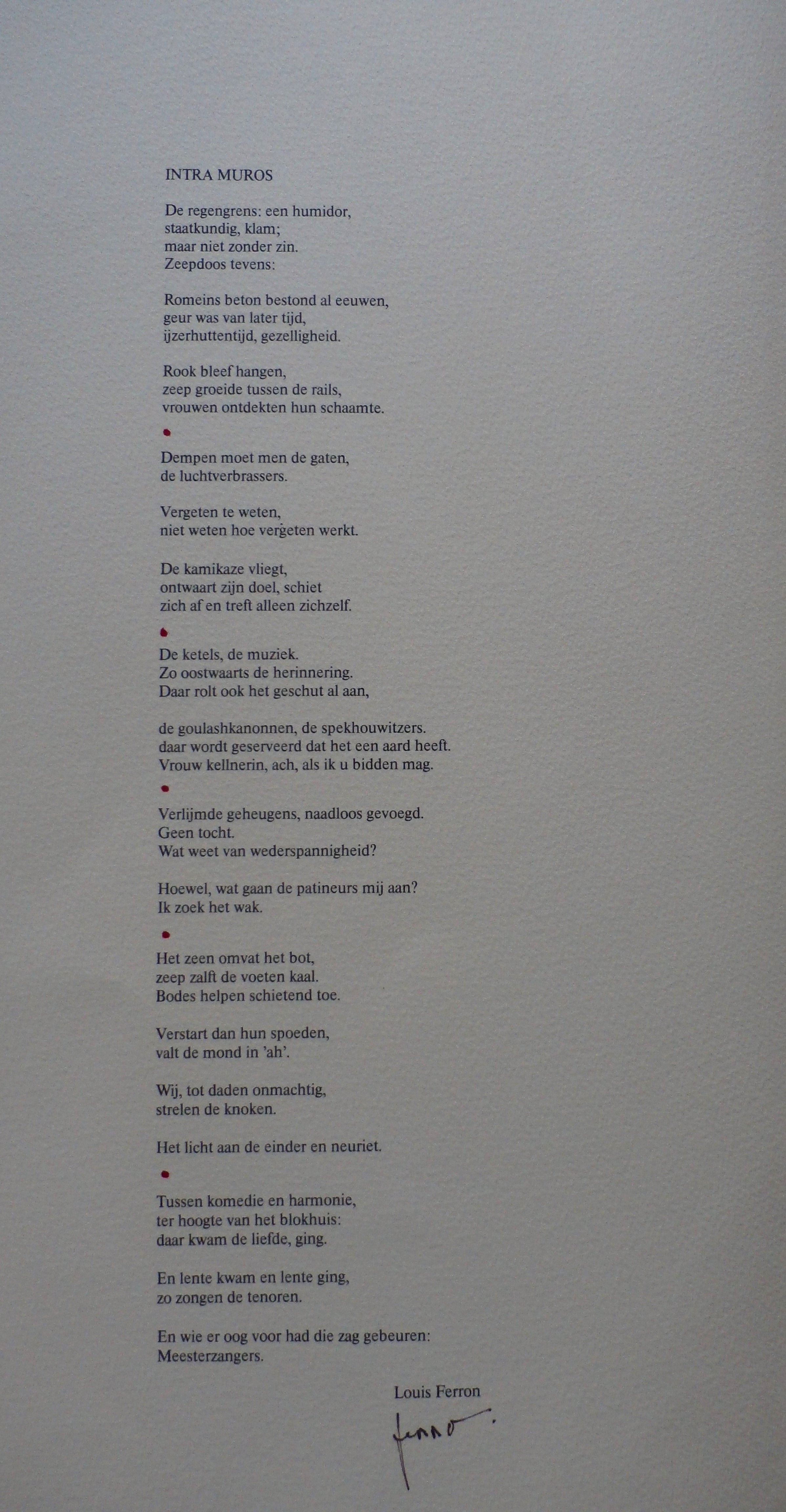 Jan Sierhuis - ets: paarden + gedicht van Louis Feron - 1983 kopen? Bied vanaf 45!