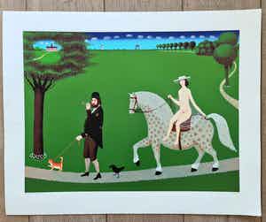 Willem Westbroek - Walking the cat ' Portait of the mayor André van der Louw met naakte vrouw verkocht voor € 50!