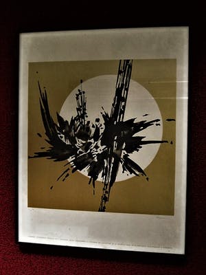 Pieter Wiegersma - glazenier, schilder, tapijtkunstenaar en schrijver - Abstract Litho - gesigneerd kopen? Bied vanaf 10!