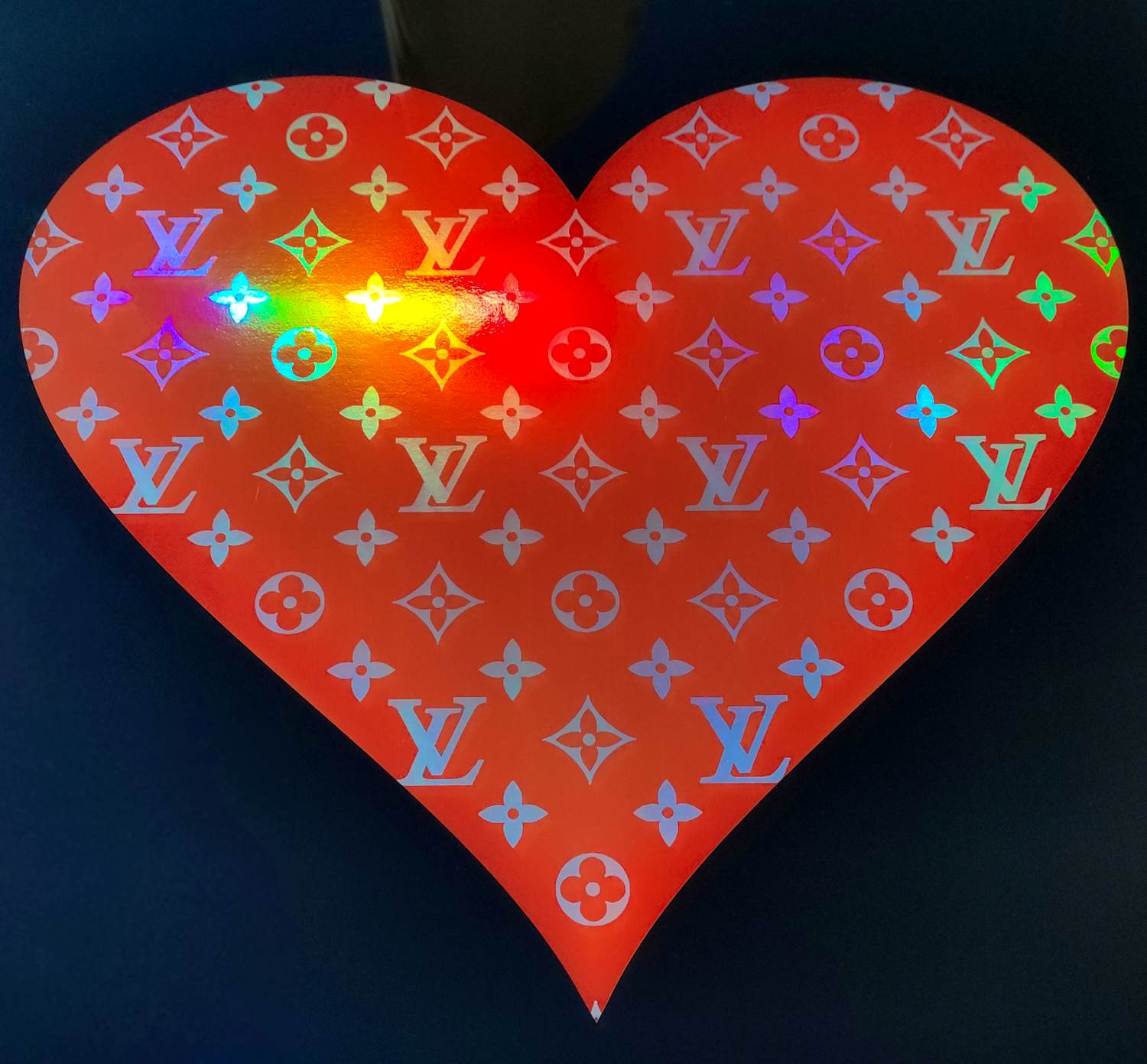 Diederik Van Apple - World Love Red LV – Limitierte Auflage 1/10 kopen? Bied vanaf 480!