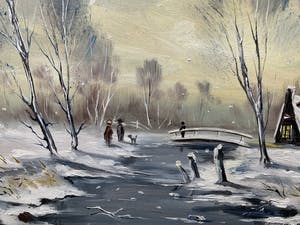 Henk Poeder - Winterlandschap kopen? Bied vanaf 79!