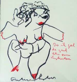 Anton Heyboer - Danseres verkocht voor € 140!