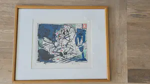 Pierre Alechinsky - Paris, Arrondissement 13 - ingelijste litho - 1983 - oplage 99 kopen? Bied vanaf 600!