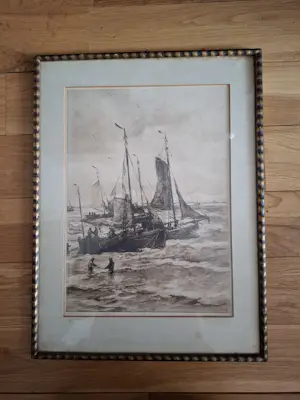 Hendrik Willem Mesdag - Naar zee kopen? Bied vanaf 29!