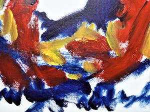 Anton Heyboer - De oer vogel krachtige schildering . kopen? Bied vanaf 425!