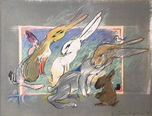 Jacobus Kloppenburg - Hazen - 1987 - Litho kopen? Bied vanaf 50!