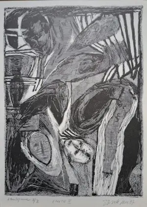 Jan Smitz - Emotie III (gravure originale) kopen? Bied vanaf 45!