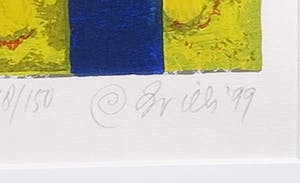 Clemens Briels - Zeefdruk, A Window (...) IV - Ingelijst kopen? Bied vanaf 50!