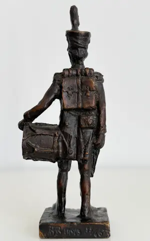 Jean en Marianne Bremers - bronzen sculptuur | 'De tamboer' | 1993 kopen? Bied vanaf 300!
