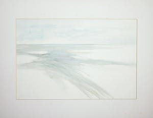 Wim de Bruin - Aquarel, de Wadden kopen? Bied vanaf 1!