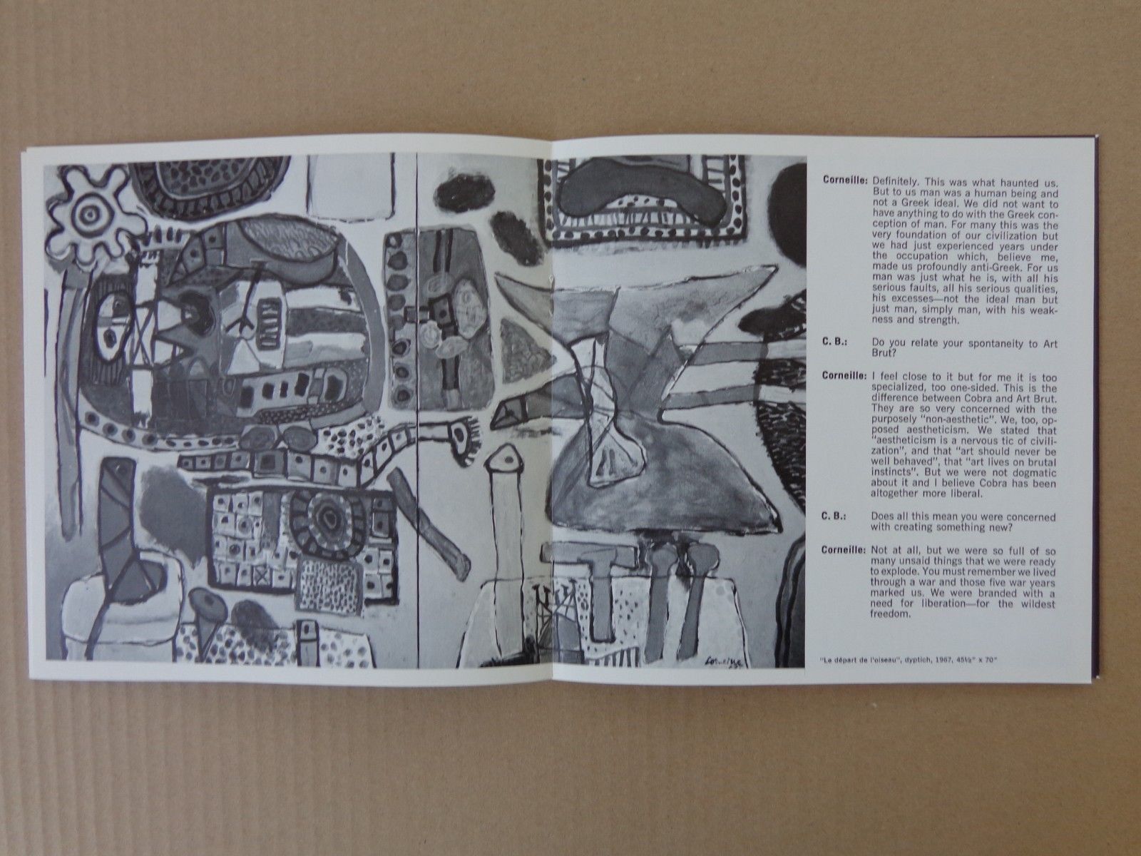 Corneille - CATALOGUS + LITHO-COVER / 18.5x55cm / 1967 / NEW YORK kopen? Bied vanaf 75!