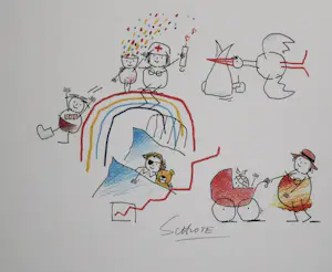 AcheterWilhelm Schlote - Kleurenzeefdruk DE KINDERARTS Handgesigneerd? Enchérissez de 39!