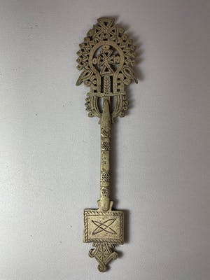 Ethiopie - Ethiopisch priest Ethiopian Silver handcross - Ethiopia kopen? Bied vanaf 65!