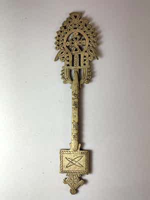 Ethiopie - Ethiopisch priest Ethiopian Silver handcross - Ethiopia verkocht voor € 65!