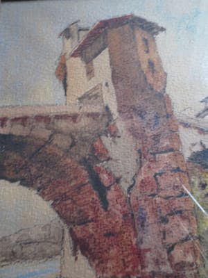 George Chappuis - Le Pont de Sospel. kopen? Bied vanaf 35!