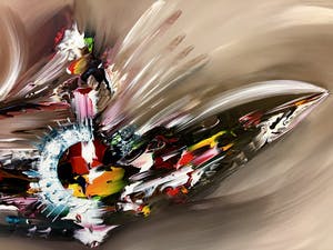 Gena - Abstract Time kopen? Bied vanaf 300!