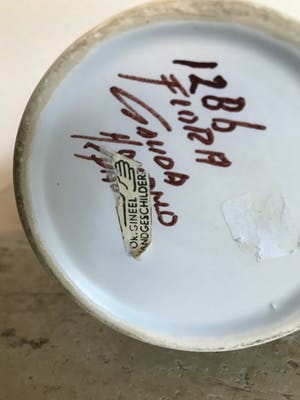 Plateelbakkerij Zuid-Holland - Flora kopen? Bied vanaf 1!