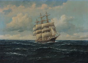 Alfred Gabali - 3 master op open zee kopen? Bied vanaf 200!