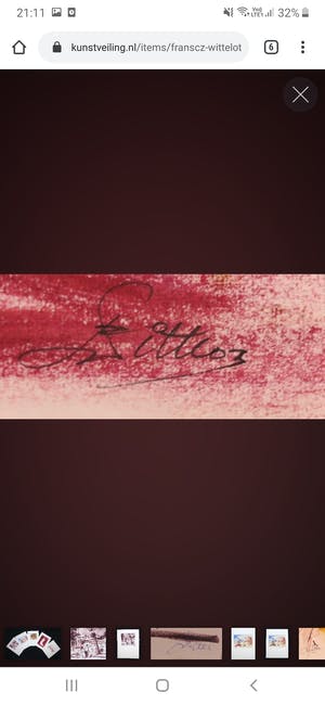 Franscz Witte - Lot van 5 originele werken kopen? Bied vanaf 45!