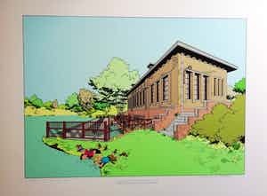 Theo van den Boogaard - Pompstation Oranjekom I Bloemendaal verkocht voor € 50!