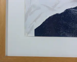 Herman van der Weert - Zeefdruk op papier, Vis met Meisje - Ingelijst kopen? Bied vanaf 50!