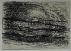 Niet of onleesbaar gesigneerd - Ingelijste tekening , Zonder titel – 1987 - gesigneerd kopen? Bied vanaf 1!